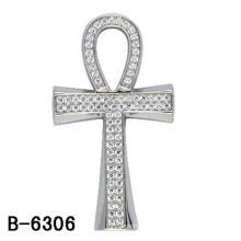 Alta qualidade cruz pingente de jóias de prata 925